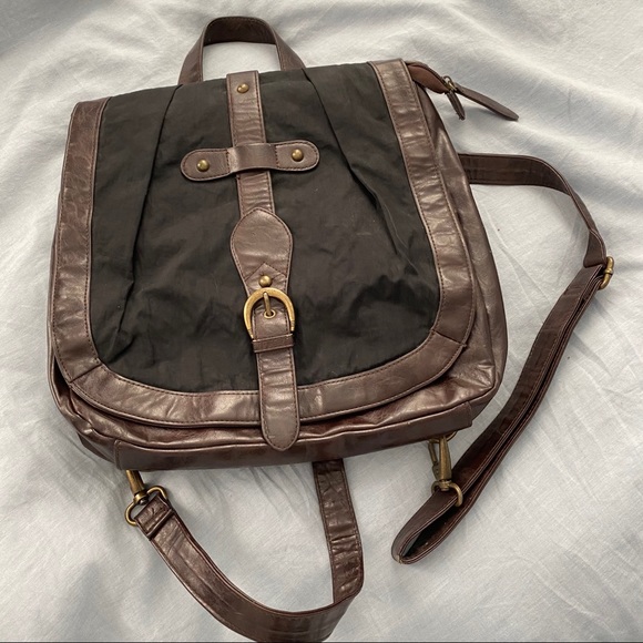 American Rag Black and Brown Bag - Picture 1 of 8